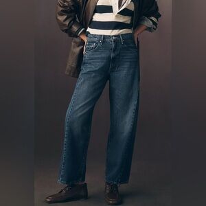 MOTHER The Lil Half Pipe High-Rise Ankle Jeans